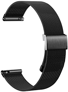 Kobmand Braccialetto Compatibile Amazfit GTR 47MM Cinturino,Cinturino per Orologio In Maglia Di Acciaio Inossidabile Da 22 mm per Amazfit GTR 2e/GTR 2