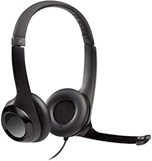 Logitech H390 Cuffie Cablate, Cuffia Stereo con Microfono Regolabile con Cancellazione del ??Rumore, USB, Controlli sul Cavo, PC/Mac/Laptop/Chromebook