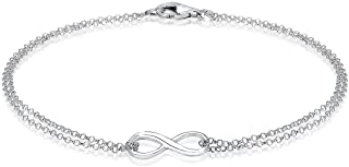 Elli Bracciale per donna infinito tendenza simbolo in Argento Sterling 925