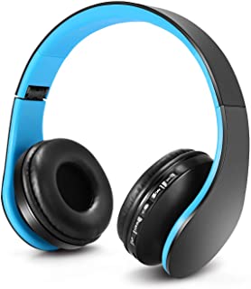 Zapig Cuffie per bambini senza fili con microfono, Cuffie senza fili Bluetooth per bambini, Cuffie per bambini over-ear stereo bluetooth pieghevoli-Bl