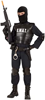 Costume Bambino Agente s.w.a.t. Taglia 140 cm / 8-10 Anni