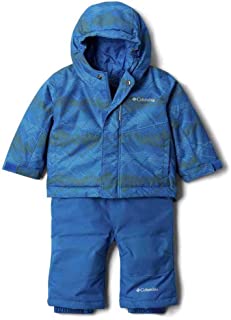 Columbia Buga Set, Set da Sci, Unisex - Bambini, Blu (Brt Indigo Dot Scape Print, Brt Indigo), M