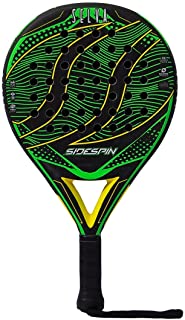 SideSpin Racchetta da paddle SS Selva FCO Carbon Frame Matt Green Full Carbon Texturato, Ottieni potenza + controllo + effetto, Unisex Adulto