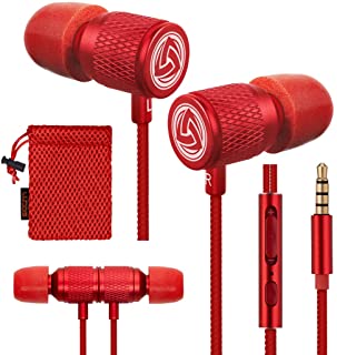 LUDOS ULTRA Auricolari In-Ear Cuffie, Cuffiette con Filo e Microfono, Massimo Comfort, Audio Cristallino, Bilanciamento Alti e Bassi, Nuovo Memory Foa