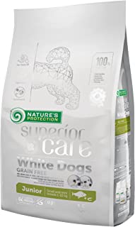 Nature's Protection - Superior Care - White Dogs Junior Small & Mini Grain Free con Pesce Bianco 1,5 kg