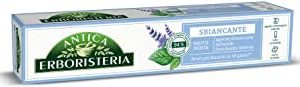 Antica Erboristeria, Dentifricio Sbiancante con Acqua di Salvia e Menta, Formato da 75 ml