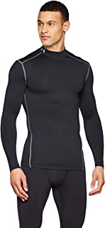 Under Armour ColdGear Armour Mock, Maglia Uomo, Nero (Black/Steel (001), M