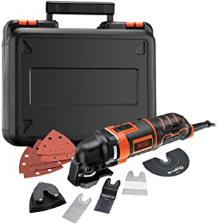 BLACK+DECKER MT300KA-QS Utensile Multifunzione, Valigetta, Negro/Naranja, 300W