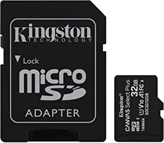 Kingston Canvas Select Plus SDCS2/32GB Scheda microSD Classe 10 con Adattatore SD Incluso, 32 GB