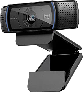 Logitech C920 HD Pro Webcam, Videochiamata Full HD 1080p/30fps, Audio Stereo ?Chiaro, ?Correzione Luce HD, Funziona con Skype, Zoom, FaceTime, Hangout