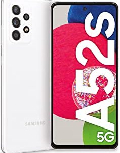 Samsung Galaxy A52s 5G Smartphone, Display Infinity-O FHD+ da 6,5 pollici, 6GB RAM e 128GB di memoria interna espandibile, Batteria 4.500 mAh e Ricari