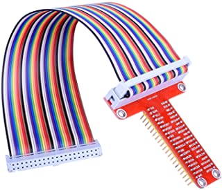 ARCELI RPi GPIO scheda di espansione breakout + cavo a nastro + adattatore T tipo GPIO assemblato 20 cm FC40 cavo piatto a nastro 40pin per Raspberry