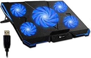 KLIM Cyclone - Base di Raffreddamento PC Portatile + Laptop Stand con 5 ventole + Il Miglior Supporto Raffreddatore + Cooling Pad Gaming PS4 Xbox One