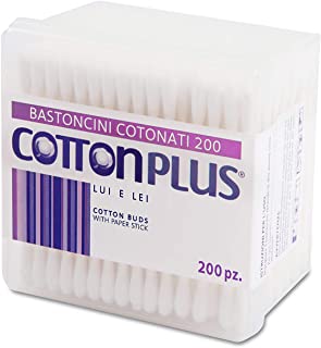 Cotton Plus BASTONCINI COTONATI 200 pz. - LINEA BEAUTY | Igienici e delicati