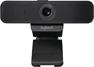 Logitech C925-E Business Webcam, Videochiamata HD 1080p/30fps, Correzione Luce, Autofocus, ?Audio Chiaro, Privacy Shade, Funziona Con Skype Business,