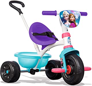 Smoby - Triciclo Be Move Frozen, Triciclo evolutivo, Struttura di metallo, Ruote silenziose, Asta di spinta, + 15 mesi, 7600740309