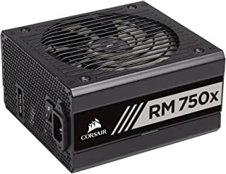 Corsair RM750x Alimentatore PC, Completamente Modulare, Fattore Forma ATX, 80 Plus Gold, 750 Watt, EU, Serie RMX, 16 x 15 x 8,6 cm, Nero