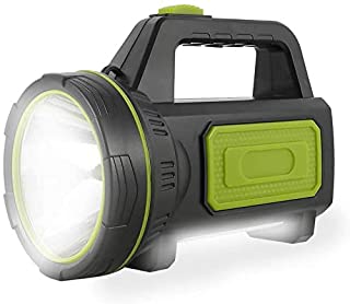 Torcia led ricaricabile USB potente da 135000 lumen 6000mah con luce laterale Torcia impermeabile per escursionismo di emergenza Caccia in campeggio(c