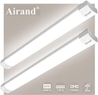 2 Pezzi Neon Led 150cm Tubo Led Barra 45W 4500LM Plafoniera Led Soffitto Garage Impermeabile IP66 Luminoso Lampada per Cucina Officina Ufficio Bagno S