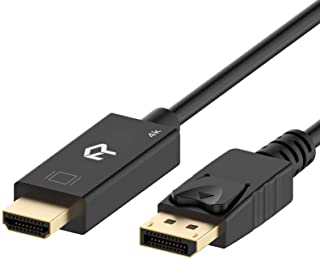 Rankie Cavo Displayport (DP) su HDMI, Risoluzione 4K, 4,5 m, Nero