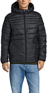 JACK & JONES Jjeace Puffer Hood Noos Giacca, Nero, XXL Uomo