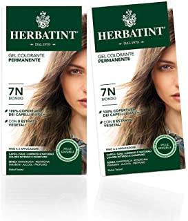 Herbatint Gel Colorante Permanente (Colore 7N Biondo) - 2x150 ml. (Totale 300 ml.)