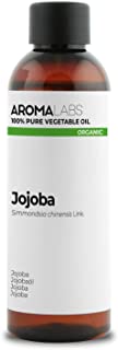 BIO - Olio di Jojoba, garantito 100% puro, naturale e spremuto a freddo - Biologico certificato da Ecocert - Aroma Labs