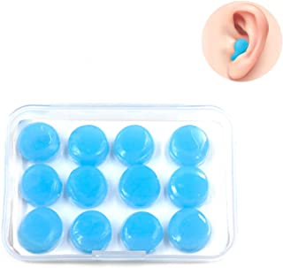 Tappi Per Orecchie Per Dormire, 6 Paia Antirumore Morbida Modellabili In Silicone, Impermeabili Riutilizzabili Per Protezione Dell'Udito Russare (Blu)