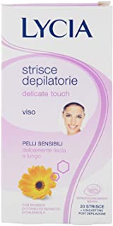 Lycia Viso Professional Strisce Depilatorie, Confezione da 20