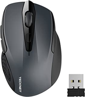 TECKNET PRO Mouse Senza Fili, 2600DPI, Durata delle batterie di 24 Mesi, 2.4G