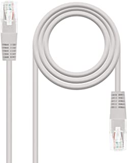 Nanocable 10.20.0101-L150 - Cavo di rete Ethernet RJ45 Cat. 5E UTP AWG24, grigio, 1.5 mts