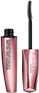 Rimmel London Mascara Volumizzante Wonder'Luxe con Oli Preziosi, Trattamento Rinforzante Ciglia, 11 ml, Nero