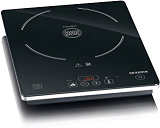 SEVERIN KP 1071 Piastra a induzione 2000W Touch, Piano cottura induzione con temperatura regolabile, spegnimento automatico, timer, Piastra da cucina