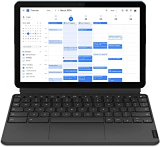 Lenovo IdeaPad Duet Chromebook 2-in-1 - Display 10.1'' Full HD (MediaTek P60T, Storage 64GB, RAM 4GB, Wi-Fi+Bluetooth, ChromeOS) Lenovo Keyboard Pack,