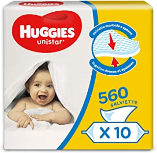 Huggies Unistar Salviette Umidificate Per Bambini, 10 Confezioni da 56 Salviette