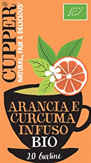 Cupper Tisana Biologica Arancia e Curcuma (confezione da 20 Bustine)