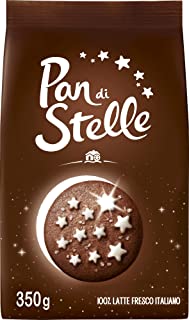 Pan di Stelle Biscotti Frollini con Cacao, Cioccolato e Latte Fresco Italiano, Colazione Ricca di Gusto, 350 g