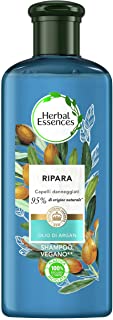 Herbal Essences Shampoo Olio di Argan, Ripara i capelli danneggiati, in Collaborazione con i Giardini Botanici Reali di Kew - 250 ml