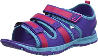 Merrell Hydro Creek, Sandali con Cinturino alla Caviglia Unisex-Bambini, Multicolore (Purple/Multi), 32 EU