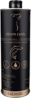 GranataPet Oleum Canis Olio di Salmone integratore Alimentare per Cani, Olio di Salmone Gustoso con acidi Grassi Omega 3 e Omega 6, 1 x 1000 ml