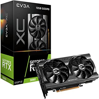 EVGA GeForce RTX 3060 XC GAMING, 12G-P5-3657-KR, 12GB GDDR6, Dual-Fan, Metal Backplate