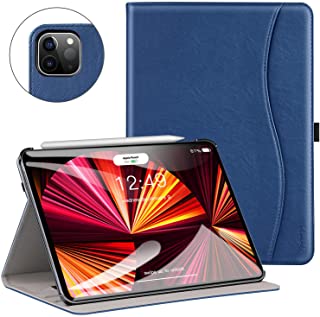 ZtotopCases Cover per iPad Pro 11 2021/2020(3a/2a Generazione), Cuoio Premium PU Affari Custodia per iPad Tablet con Auto Wake & Sleep Funzione e Slot