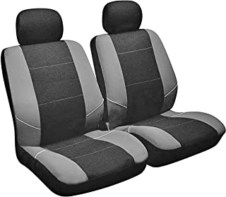 Sakura Merton SS3633 - Set di Coprisedili e Copri Poggiatesta per Sedili Anteriori Auto, Universale, Bordi Elasticizzati, Compatibile con Airbag Later