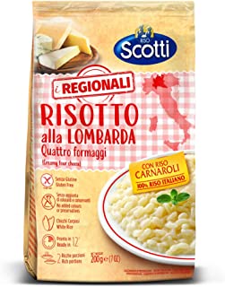 Riso Scotti Riso Scotti - I Regionali Risotto Alla Lombarda - Riso Carnaroli Senza Glutine, Pronto In 12' - 200 G - 200 g