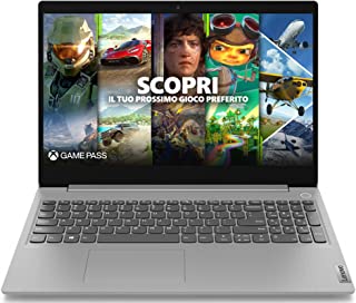 Lenovo IdeaPad 3 Notebook - Display 15.6" FullHD IPS (Processore Intel Core i3-10110U, 512 GB SSD, RAM 8 GB, Windows 11) - Platinum Grey