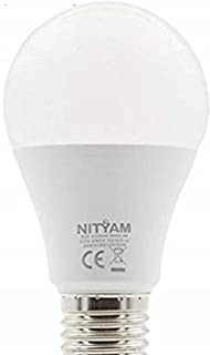 Nityam Pack DE 3 Standard A60 9W 806 LMS E27 4000K Lampadina LED, Bianco