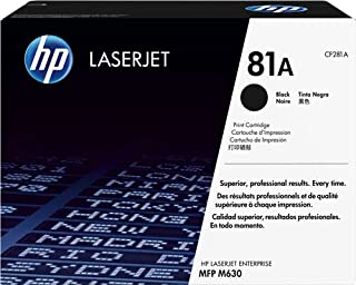 HP 81A CF281A Cartuccia Toner Originale, Compatibile con Stampanti LaserJet Enterprise M606dn, M606x, M605n, M605dn, M605x, Enterprise Flow M630z, M63