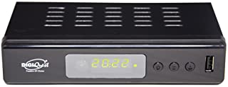 Digiquest twin tuner rec - Decoder digitale terrestre,DVB-T2, Full HD - Small Edition - Funzione di videoregistratore, Nero