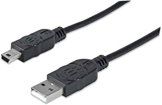 Manhattan 302340 cavo USB 3 m USB A Nero