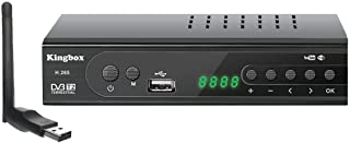Decoder Digitale Terrestre DVB-T2 con USB WiFi DONGLE MT7601,Ricevitore Digitale Terrestre HDMI SCART Full HD Hevc 10 bit 1080p/H,265 / Dolby / MPEG-2